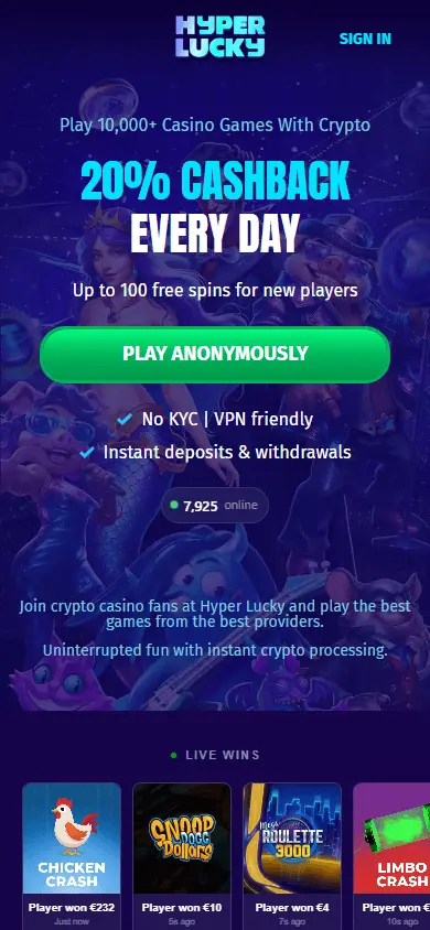 HyperLucky Casino Ohne Verifizierung 2026